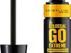 Maskarë për qerpikë Maybelline The Colossal Go Extreme, Leather Black, 9.5 ml
