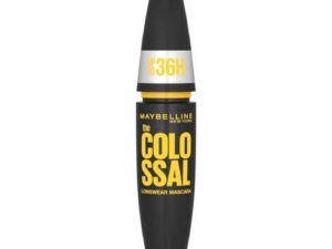 Maskarë për qerpikë Maybelline The Colossal Longwear, 01 Black, 10 ml