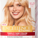 Ngjyrë për flokë Loreal Exellence no. 10.21 48 ml + hidrogjen 72 ml