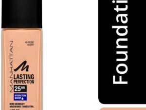 Krem pudër Manhattan Lasting Perfection 25H, Rose Ivory 40, 30ml
