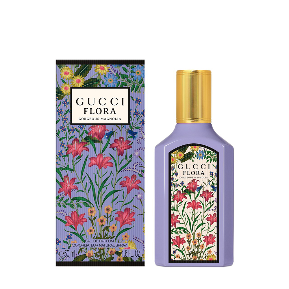 3616303470906 Eau De Parfum Gucci Flora Gorgeous Magnolia, 50 ml - Figura 1