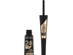 Penel për sy Catrice 24h Brush Liner Waterproof, 010 Ultra Black Waterproof, 3mL