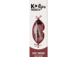 Set për buzë Lovely K*LIPS VELVET, Nr.  2 FOXY BROWN