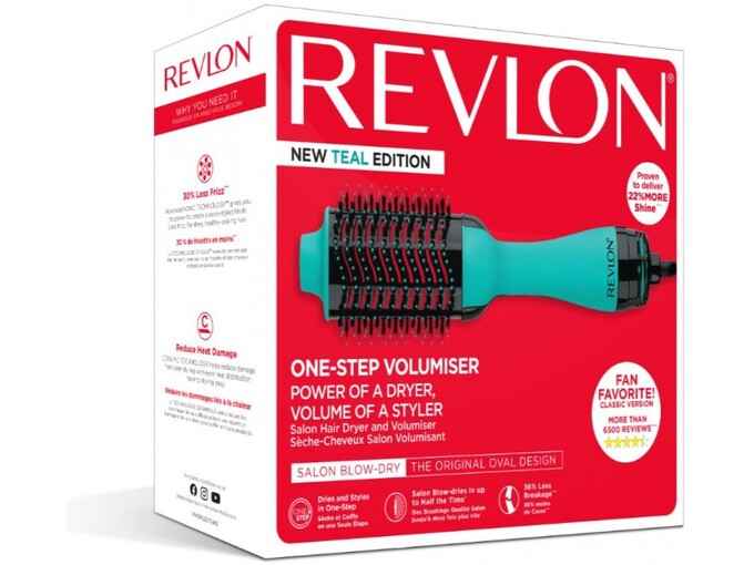 761318922292.jpg Tharëse për flokë Revlon One Step, Teal - Figura 1