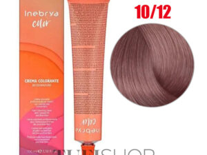 Ngjyrë për flokë Inebrya 10/12 Platinë e hirit dhe bionde si pluhur, 100 ml