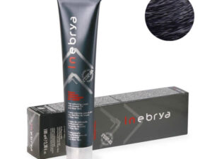 Ngjyrë për flokë Inebrya 1/10 E zezë në të kaltër, 100 ml