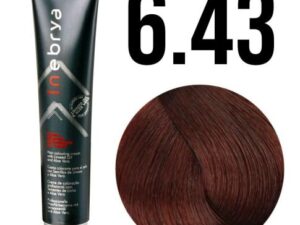 Ngjyrë për flokë Inebrya 6/43 Bionde e errët, Bakër I artë, 100ml