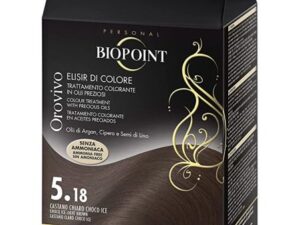 Ngjyrë për flokë Biopoint Orovivo 5.18 kafe e qeltë, 100 ml