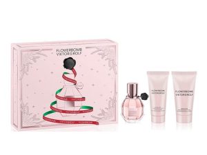 SET Viktor&Rolr Flowerbomb ,Eau De Parfum  30ML+Body Lotion+Bright Crystal