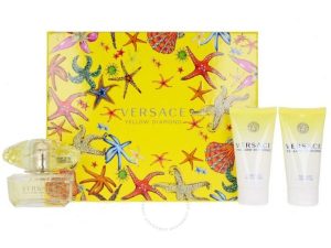 SET Versace Yellow Diamond ,Eau De Parfum  50ml+ Shower Gel+Body Lotion