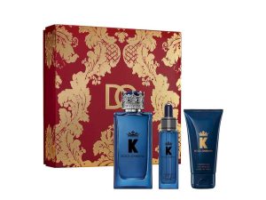 SET Dolce & Gabbana ,K Eau De Parfum 100ML+BEARD OIL +Shower Gel