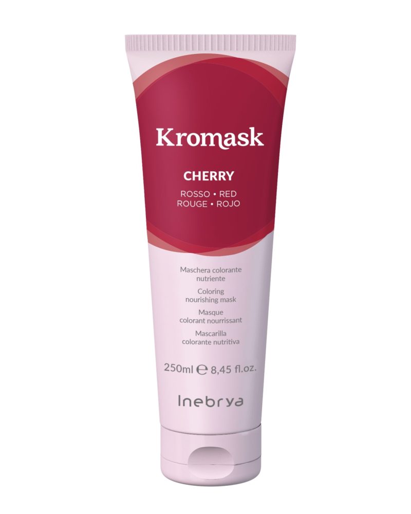 Maskë me ngjyr për flokë , Inebrya Kromask , Cherry , 250 ml