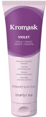 Maskë me ngjyr për flokë , Inebrya Kromask , Violet , 250 ml - Figura 2