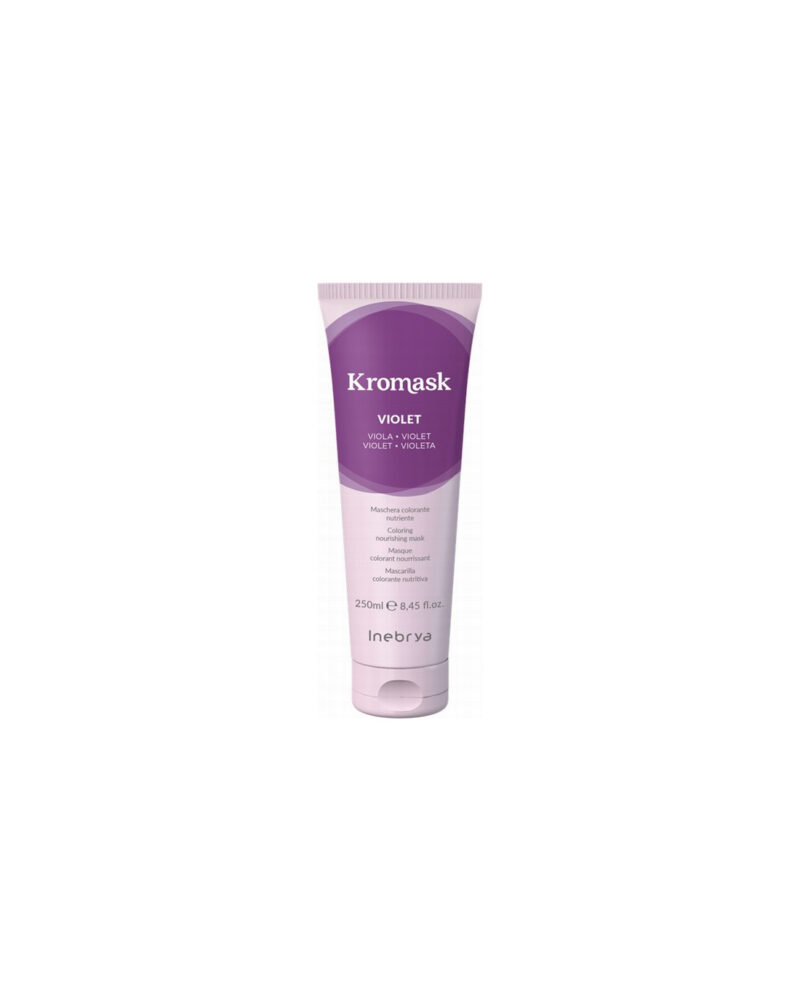 Maskë me ngjyr për flokë , Inebrya Kromask , Violet , 250 ml