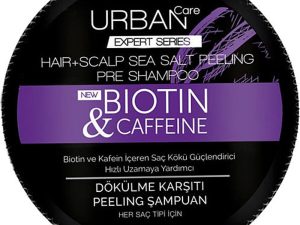 Shampo për Flokë Urban Care Sea Salt Scalp Peeling, Biotin & Caffeine, 200 ml