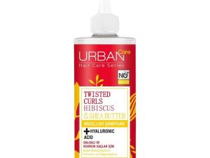 Shampo Micellar për Flokë Kaçurrela Urban Care, Hibiscus & Shea Butter, 340 ml