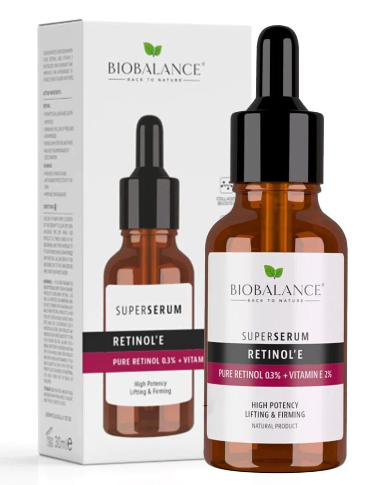 Bio Balance, Pure Retinol 0,3%, Vitamin E 2%, Super Serum 30ml