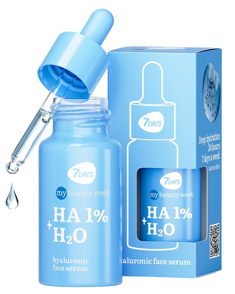 7DAYS, HA 1% H2O, Hylaronic face serum, 20 ml