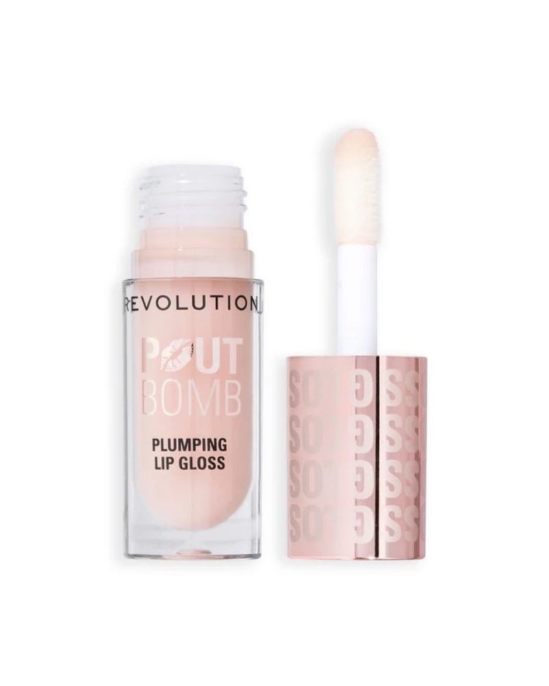 Shkëlqyes për buzë Revolution Pout Bomb Plumping, Milky Sheer Holo, 4.6 ml