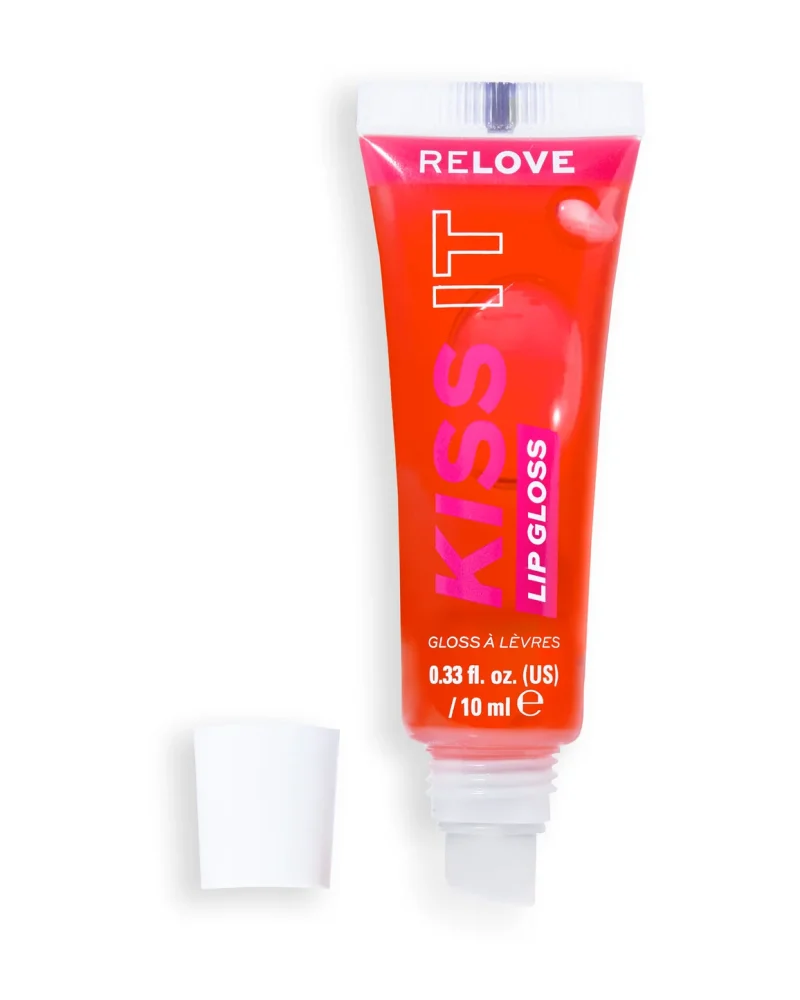 Shkelqyes për buzë Revolution Relove Kiss It Lip Peach, 10 ml