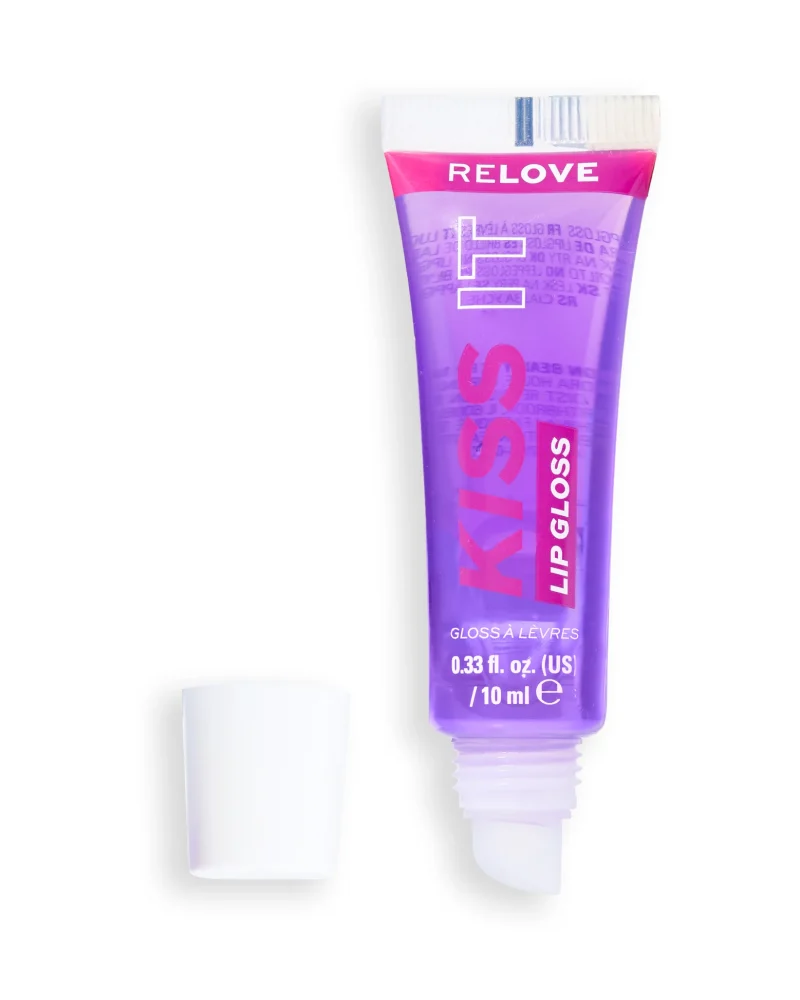 Shkëlqyes për buzë Revolution Relove Kiss It Lip, Passion Fruit Purple, 10 ml