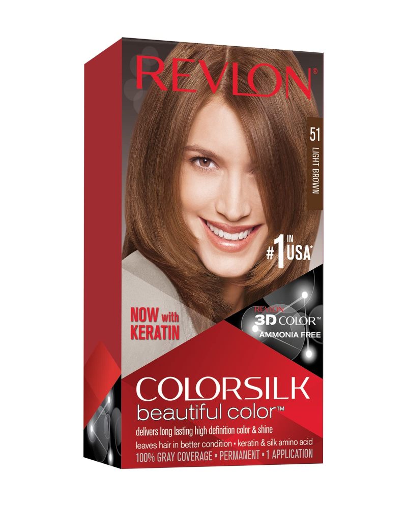 Ngjyrë për flokë Revlon, 51 Light Brown, 59.1 ml