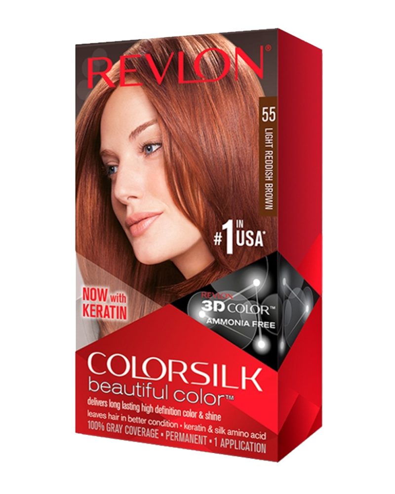 Ngjyrë për flokë Revlon, 55 Light Reddish Brown, 59.1 ml