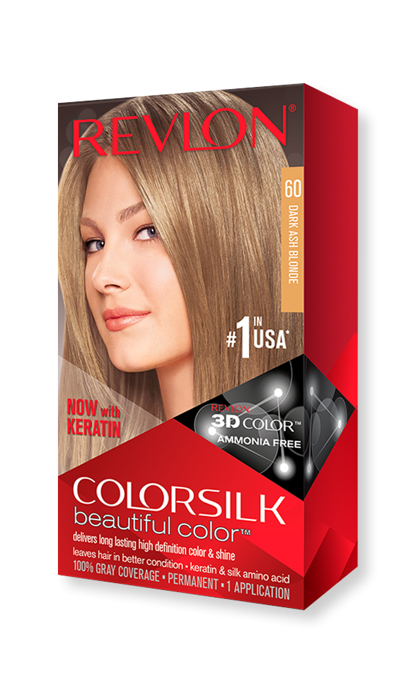 Ngjyrë për flokë Revlon, 60 Dark Ash Blonde, 59.1 ml