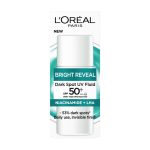 Kremë mbrojtës ndaj diellit L'Oreal Bright Reveal SPF 50 + Niacinamide + LHA, 50 ml
