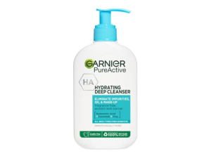 Xhel për pastrimin e fytyrës Garnier Pure Active Hydrating Deep Cleanser, 250 ml