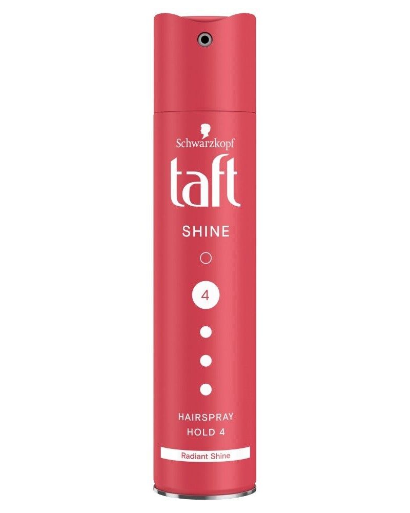 Llak për flokë Taft Shine 4, 250 ml
