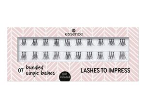 Qerpikë artificial Essence Lashes To Impress, 07 Bundled Single Lashes, 20 copë