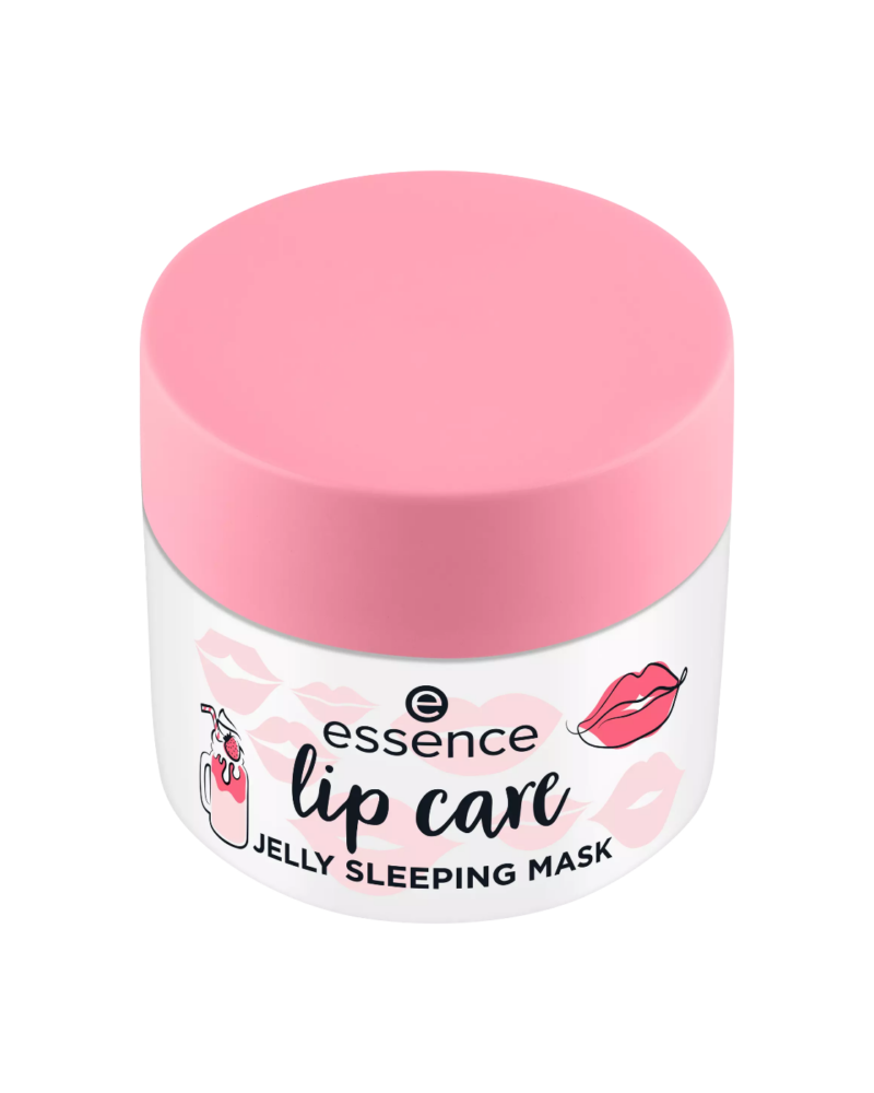 Maskë për buzë, Essence Jelly Sleeping Mask, 02 Stawberry Milkshake, 8 g