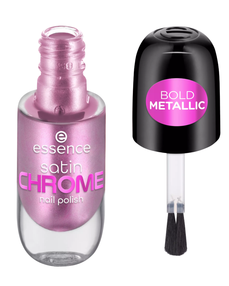 Llak për thonjë, Essence Satin Chrome 02 Artificial Pinktelligence, 8 ml