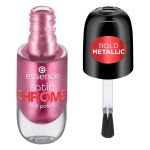 Llak për thonjë, Essence Satin Chrome, 03 Meta Maroon, 8 ml