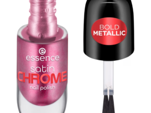 Llak për thonjë, Essence Satin Chrome, 03 Meta Maroon, 8 ml