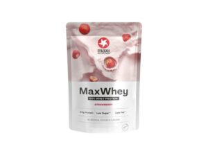 Proteina MaxWhey Protein Powder Strawberry, 420 g