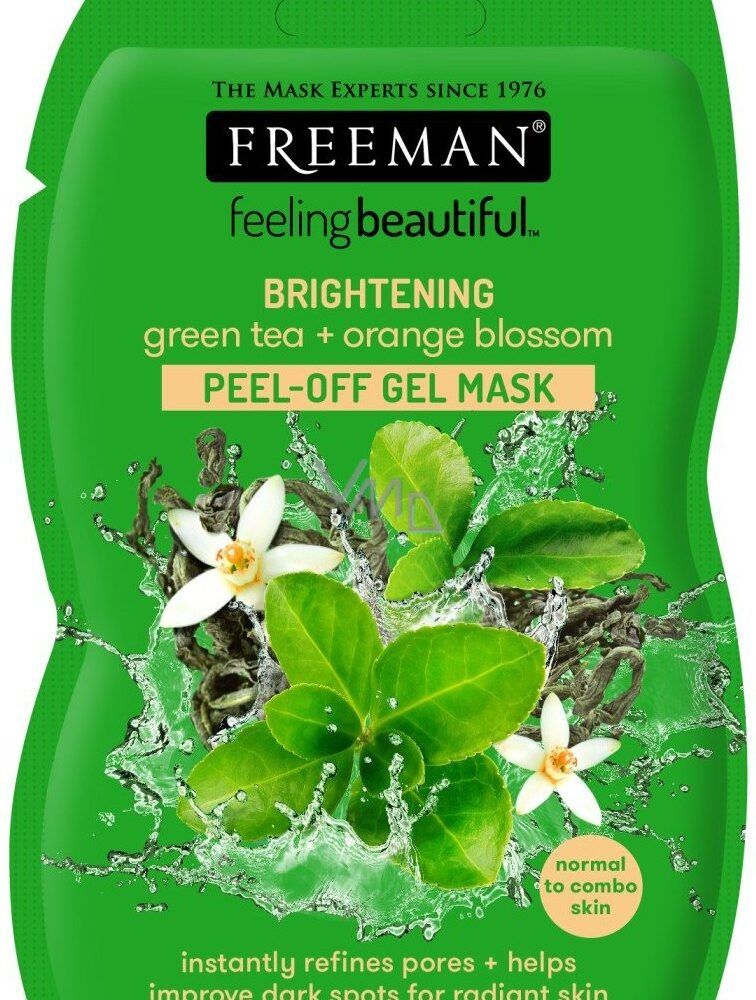 Maska për fytyrë Freeman Brightening Peel-Off Mask Green Tea+Orange Blossom, 15ml
