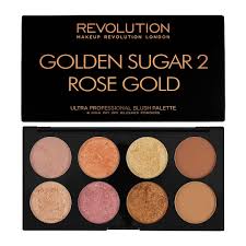Paletë për blush Revolution Golden Sugar 2 Rose Gold, 1.6 g