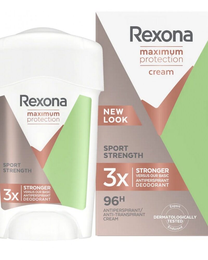 Deodorant Rexona Cream Maximum Protection Sport Strength, 45 ml