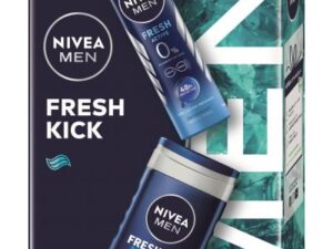 Set për meshkuj Nivea Fresh Kick Shower Gel, 250 ml + Fresh Active 0% Aluminum Deodorant 150 ml