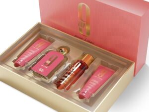 Set Afnan 9AM Pour Femme Eau De Parfum, 100 ml Body Mist, 150 ml Body Lotion, 100 ml Shower Gel, 100