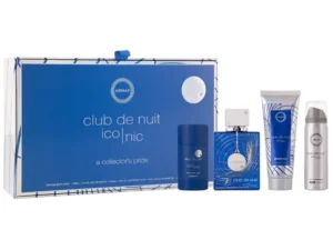 Set Armaf Club De Nuit Iconic Eau De Parfum, 105 ml Body Spray, 50 ml Shower Gel, 100 ml Deodorant Sprej, 75 g