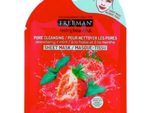 Maskë për fytyrë Freeman Pore Cleansing Sheet Mask Strawberry+ Mint, 25ml