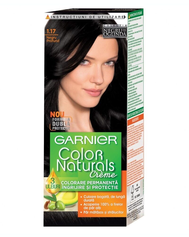 Ngjyrë për flokë Garnier 1.17 - e zezë