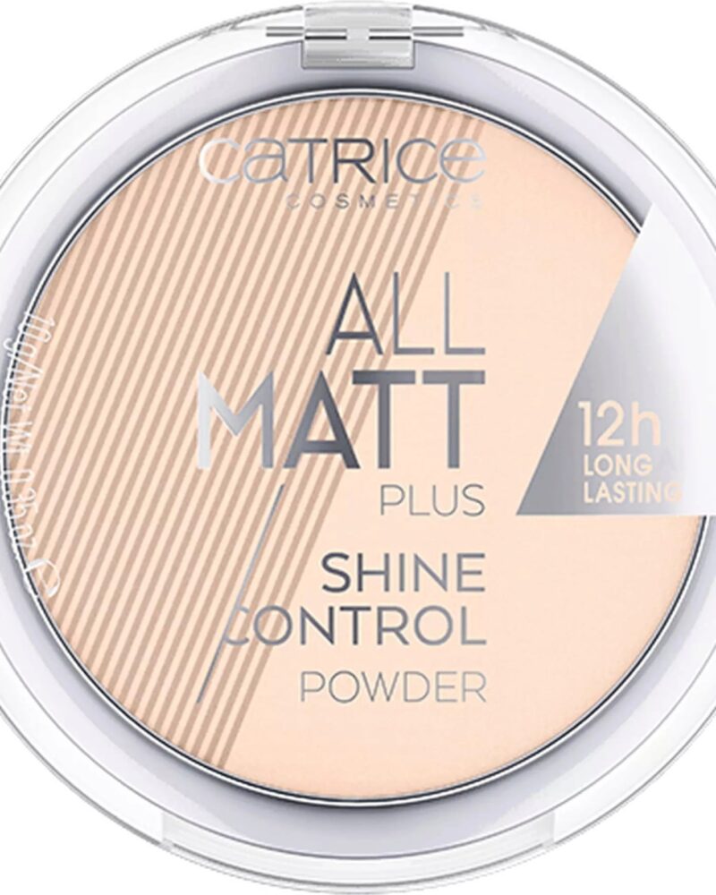 Pudër e ngurtë Catrice All Matt Plus Shine Control Powder, 010Transparent, 10g