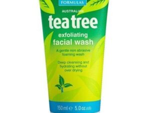 Pastrues për fytyrë Beauty Formulas Tea Tree Exfoliating, 150 ml