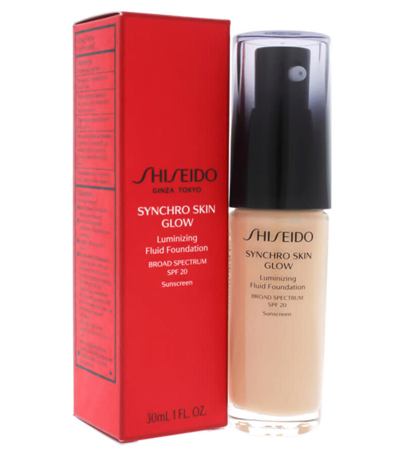 Krem pudër Shiseido Synchro Skin Glow,Neutral 3, 30 ml