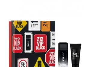 Set Carolina Herrera 212 Vip Black Eau De Parfum,100 ml + Xhel Dushi