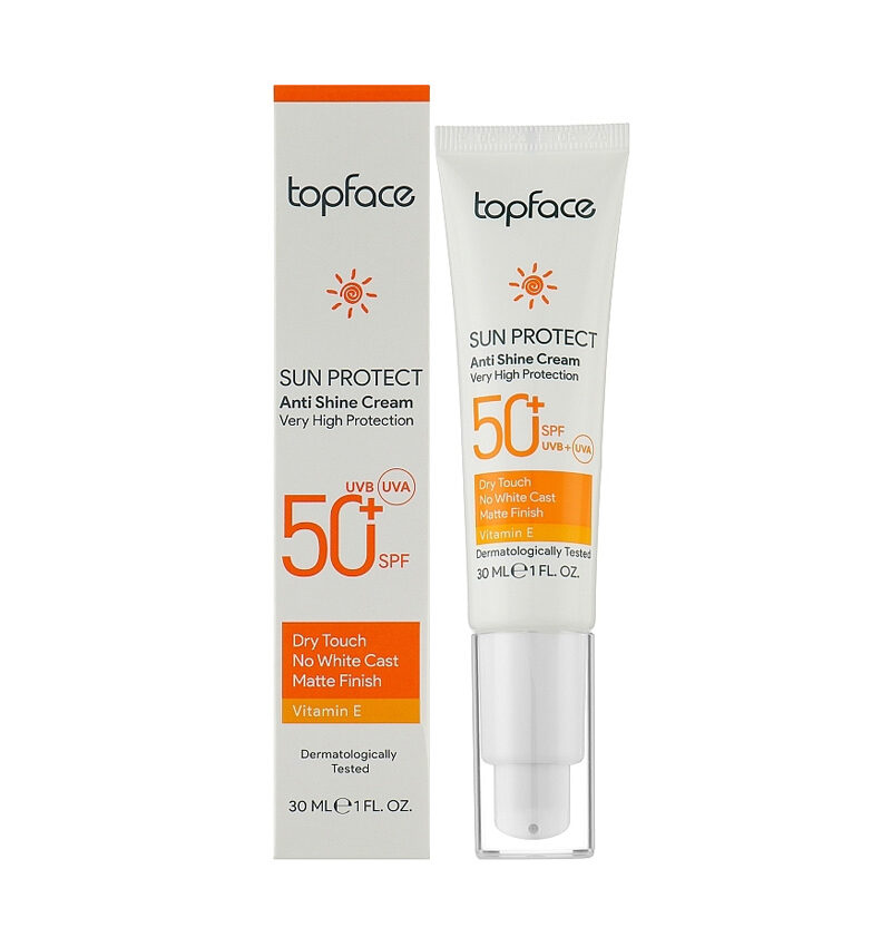 Krem mbrojtës Topface Anti Shine SPF50, 30 ml